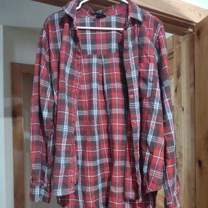 Rue21 Red Plaid Flannel